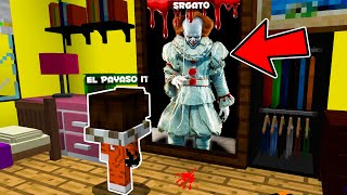 ¡ME CONVIERTO EN EL PAYASO IT! 🤡😭 | SRGATO SE TRANSFORMA IT EN MINERCAFT!