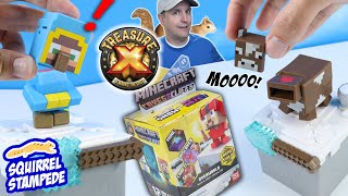 Treasure X Minecraft Caves and Cliffs Tundra Snow or Amethyst Ooze Figure Collection Review
