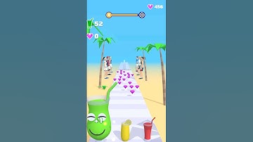 JUICE RUN ☕🥛🧃🍍🍉🍊🍋🍈All level 456 gameplay walkthrough android #Shorts #Youtubeshorts #Viral #game