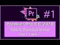 Premiere Pro CC 2018 Sabit Sansürleme nasıl yapılır #1