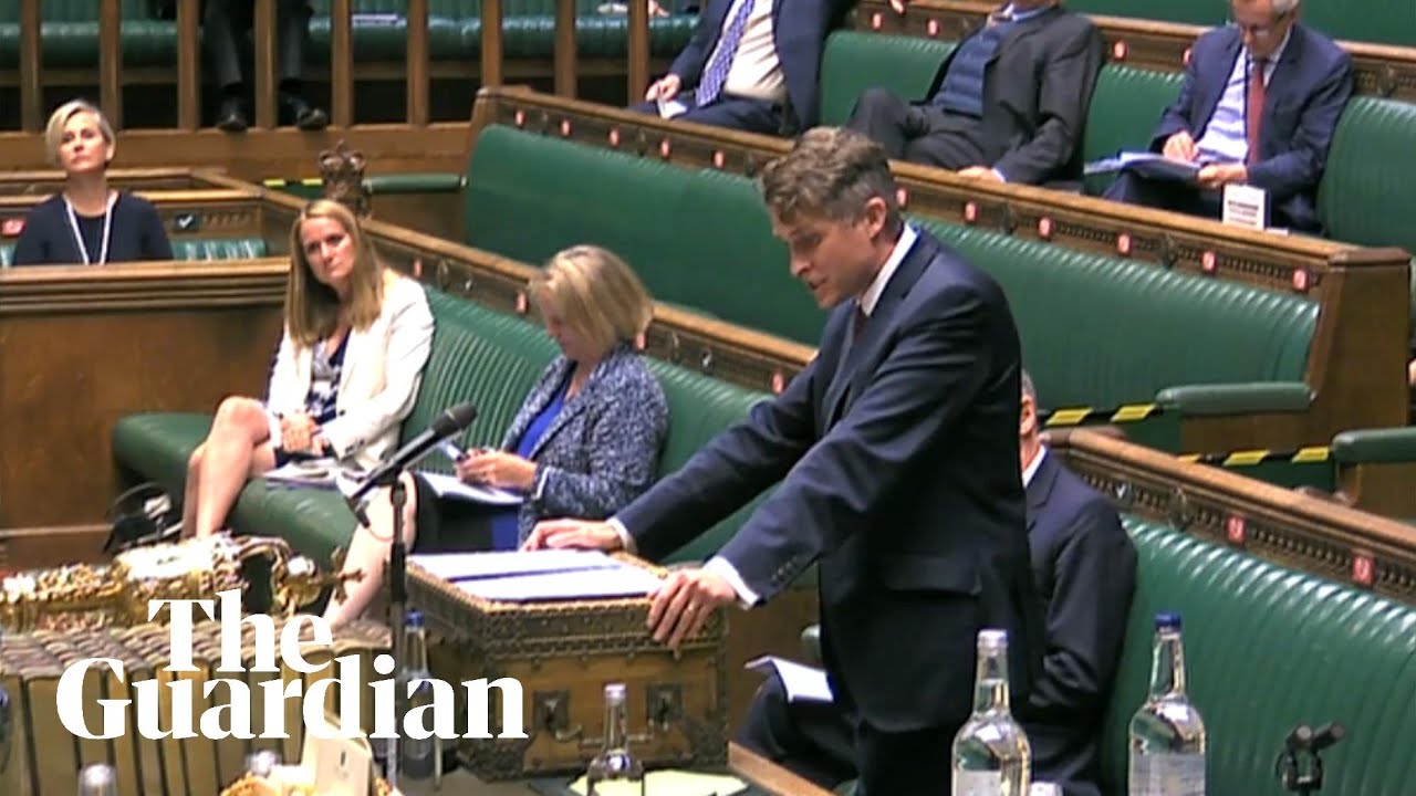 Gavin Williamson provides update on exam results and schools reopening – watch live