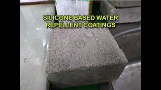 silicone based water repellent transparent coating