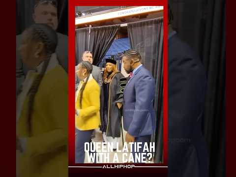 Queen Latifah Walking With Cane?