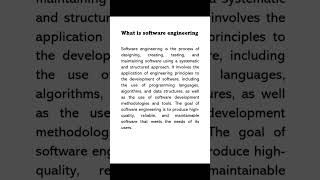 Famous What is software engineering Profile