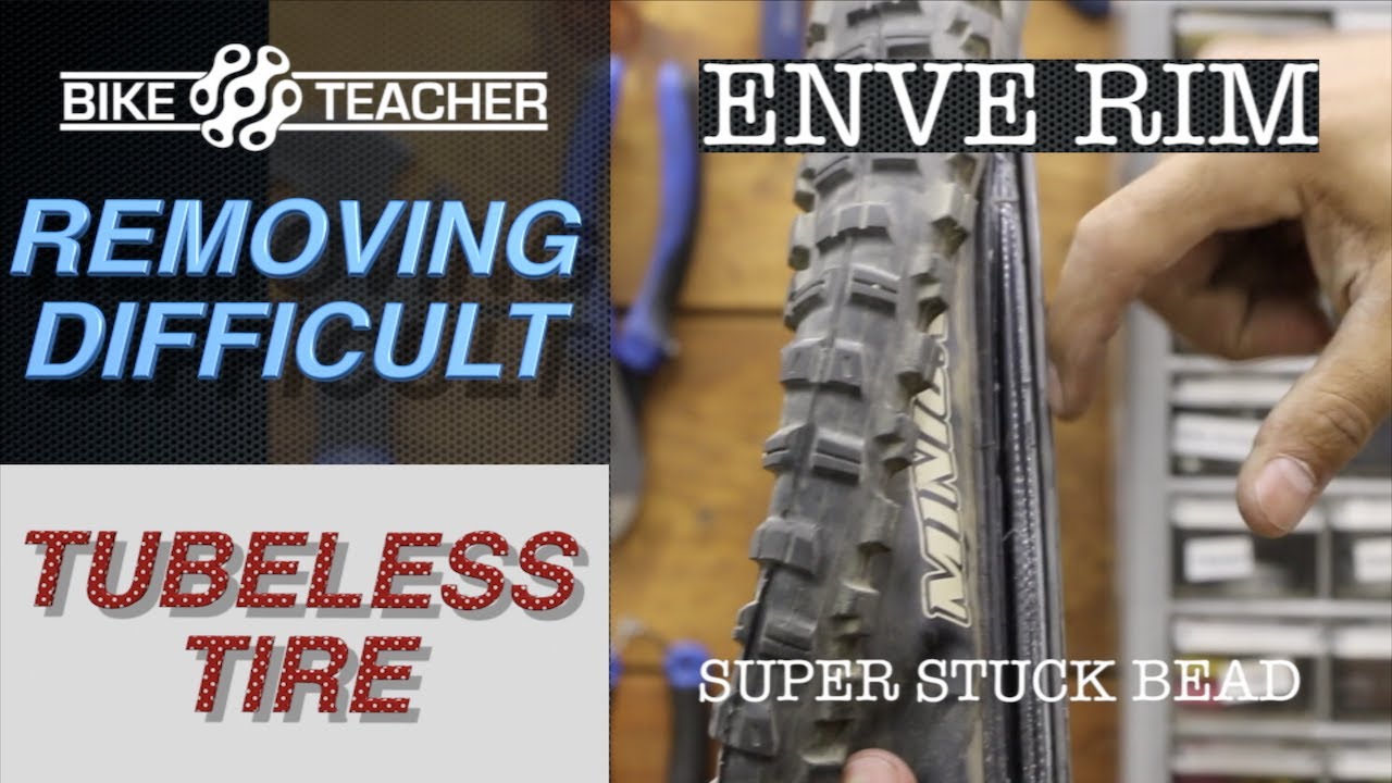 How to Unseat a Tubeless Bike Tire 