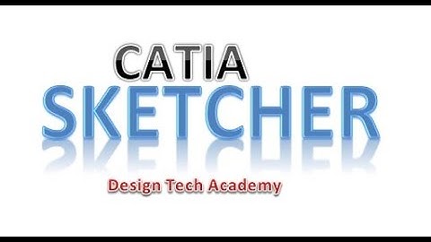 Sketcher 1st- Profile and Predefined command in Catia Tutorial