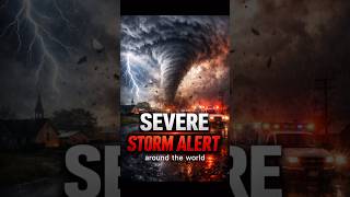Severe Storm Alert in USA | Tornado &amp; Hail Threat ⚠️ #breakingnews