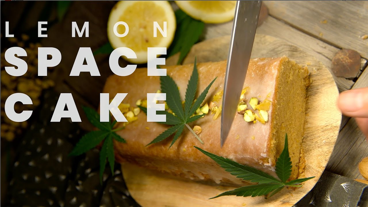 Space Cake Lemon - Bizcocho de marihuana y limón
