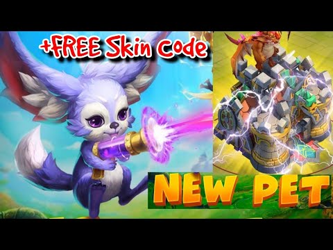FREE Tower Skin Code! How to Claim and New F2P Pet Castle Clash