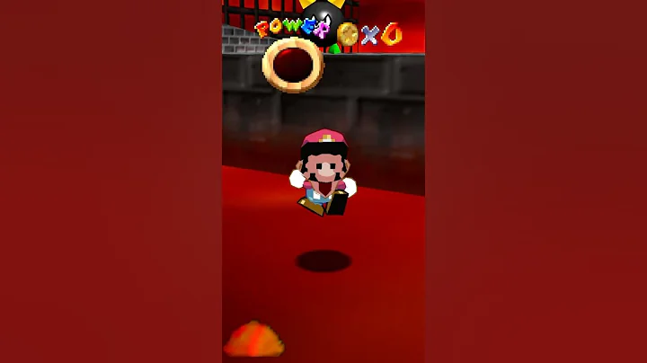 Super Mario World Mario Falls in LAVA #shorts  #lava #mario #nintendo #supermario #sm64 #smw #lava