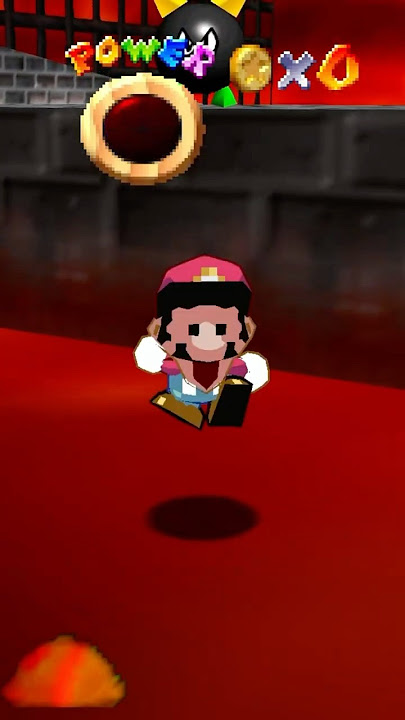 Super Mario World Mario Falls in LAVA #shorts  #lava #mario #nintendo #supermario #sm64 #smw #lava