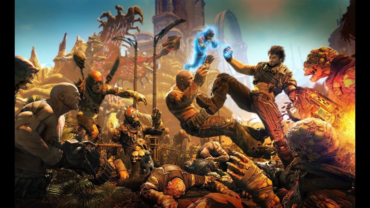 Прохождение Bulletstorm full clip edition - часть 1 [без комментариев|PS4 pro 1080p]