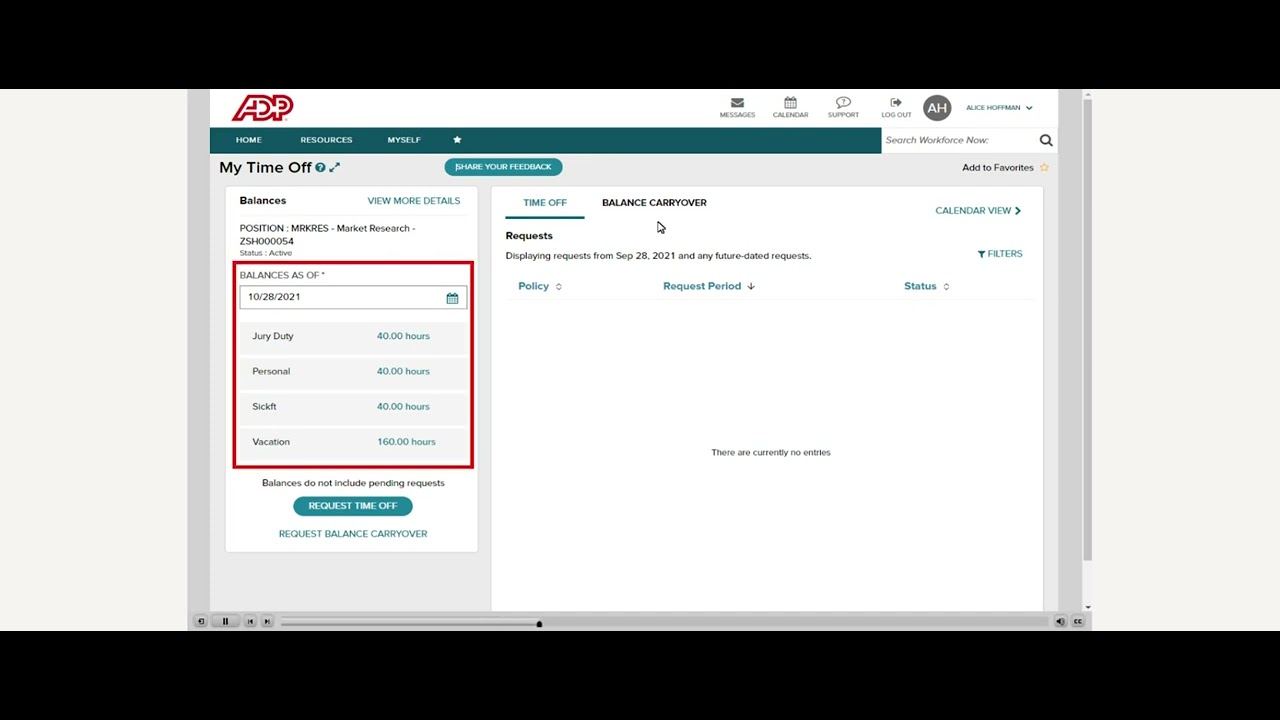 Submitting An ADP Time Off Request Video Walkthrough YouTube submitting-an-adp-time-off-request-video-walkthrough-youtube