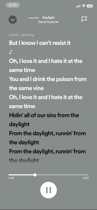 Love You From Far Away David Kushner Lyrics Daylight- David Kushner Lyrics - YouTube