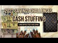 CASH ENVELOPE STUFFING | SAVINGS CHALLENGES | January 2022 |100 Envelope Challenge
