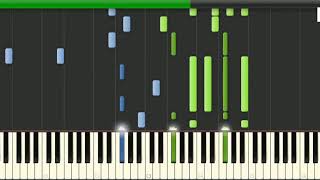 Lara Fabian - Je Suis Malade | Adelina Piano synthesia tutorial