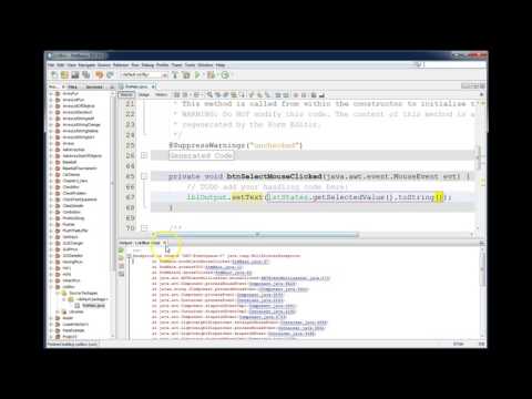 Netbeans ListBox