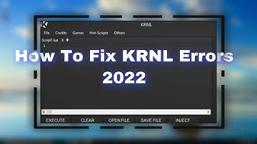 How To Fix KRNL Errors (2022)