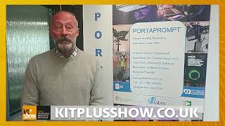 Portaprompt preview of KitPlus Show London 2021
