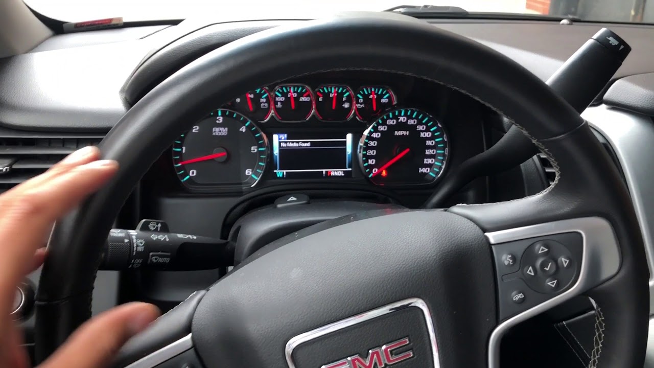 GMC Yukon How to fold in side view mirrors YouTube