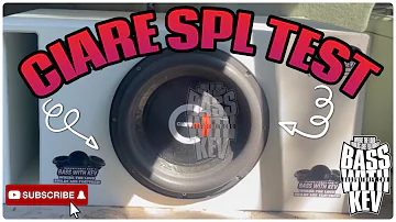 CIARE SPL SUBWOOFER REVIEW