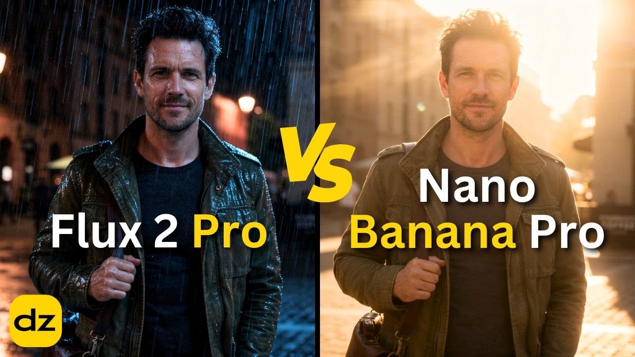 Flux 2 Pro против Nano Banana Pro: решающее противостояние моделей искусственного интеллекта Dzine