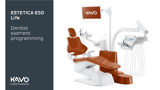 Instruction video: ESTETICA E50 Life - Dentist element programming