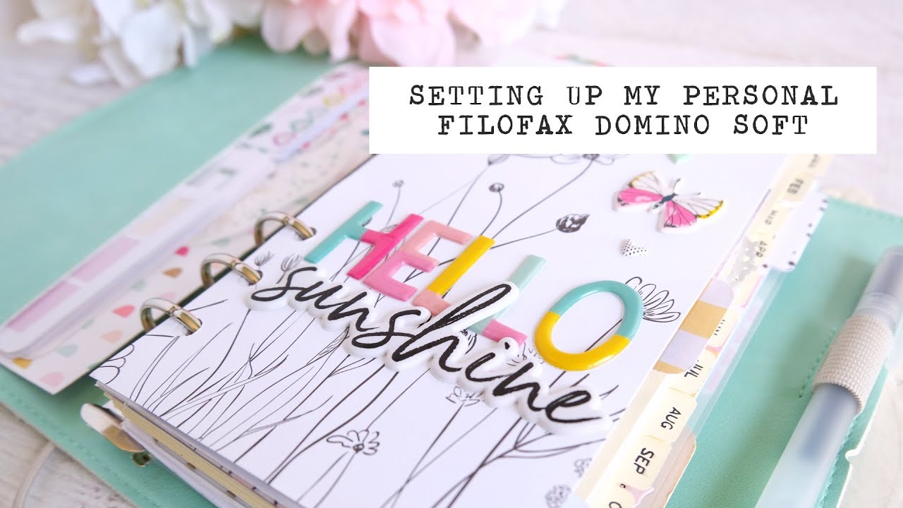 Personal Filofax Domino Soft Planner Setup for 2019