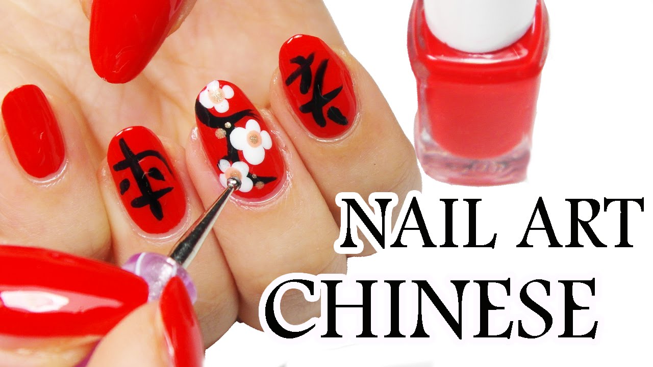 Easy Chinese Nail Art Tutorial for Beginners - wide 5