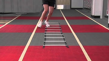 Agility Ladder -- Cross-over behind