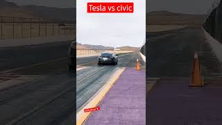 Civic K24 Vs Tesla En Chihuahua 🔥🇲🇽🚦⚡️