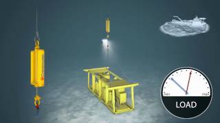 Subsea landing with Cranemaster passive heave compensator