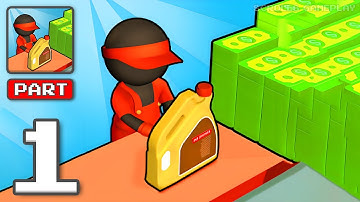 Gas Station - Gameplay Walkthrough Part 1 - Building My Idle Gas Empire (iOS, Android)