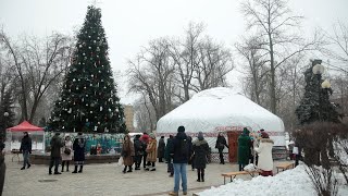 Витримає морози до -50. У Києві відкрили юрту незламності
