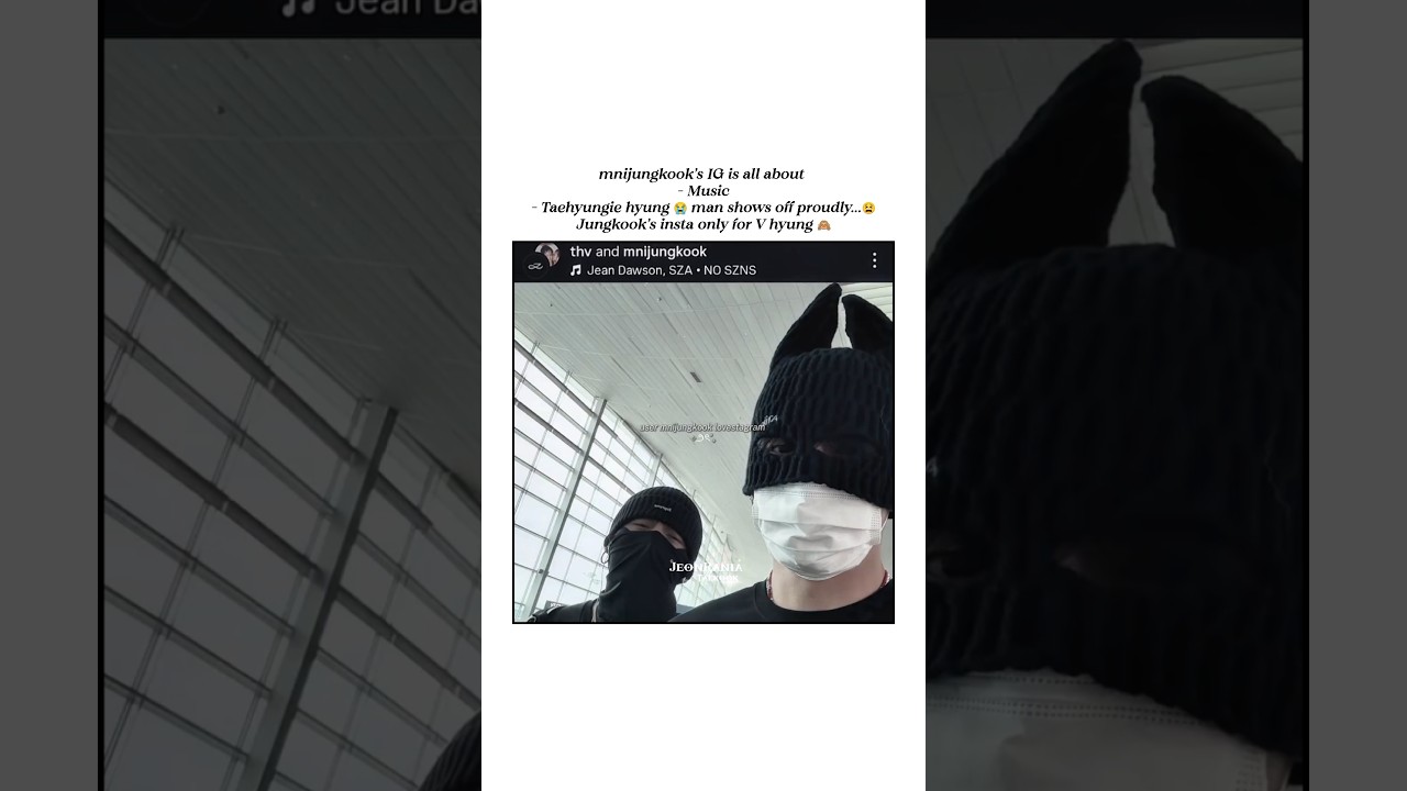 Jungkook's insta only for V hyung 💑🫂🤭🙈#taekook#shortvideo