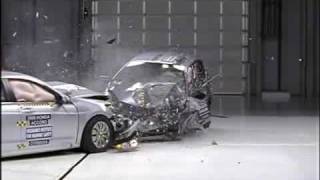 IIHS Crash Test Of Honda Accord Versus Honda Fit IIHS Crash Test Of Honda Accord Versus Honda Fit