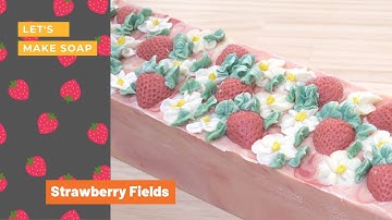 Strawberry Fields Cold Process Soap