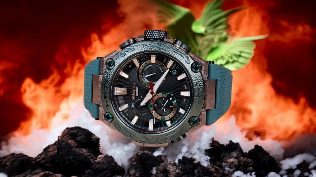 G-Shock MRG Kobayashi Tsuba Iron Guard Emerald Phoenix