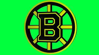 Boston Bruins Green Screen Logo Loop Chroma Animation