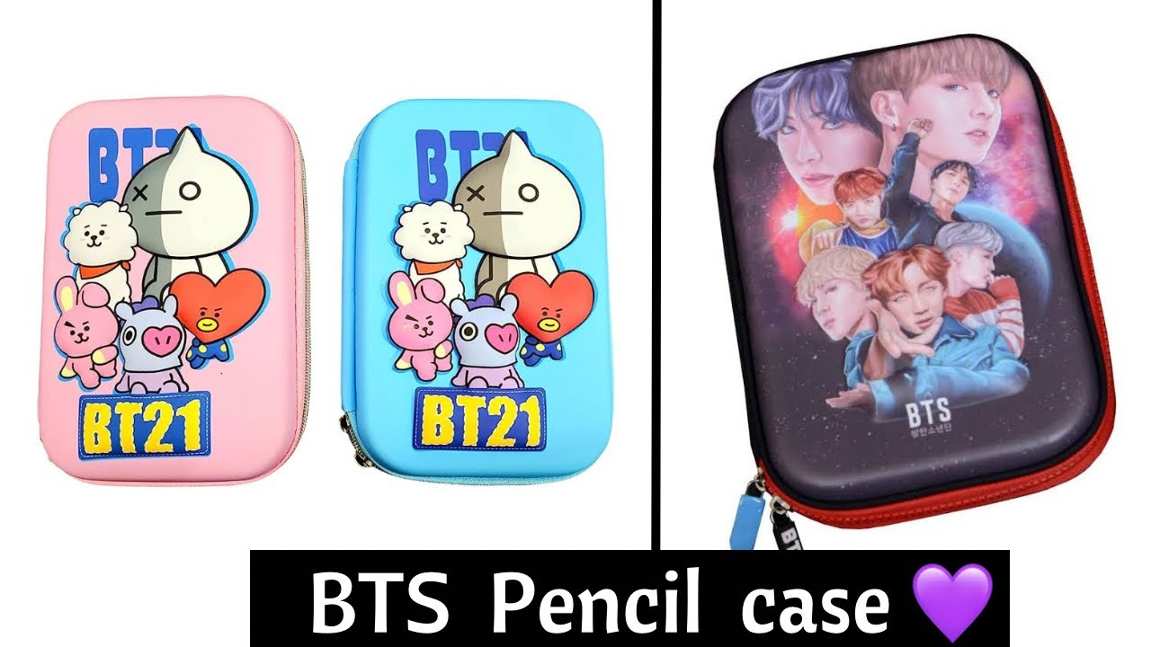 RKZ® BTS Theme Pencil Stationery Pouch - 1 Pcs - Pencil Pouch case for  School Kids Boys Girls, Stationery Organizer, Birthday Gifts : Amazon.in:  Toys & Games