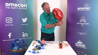 Inflating and Tying Foil Balloons