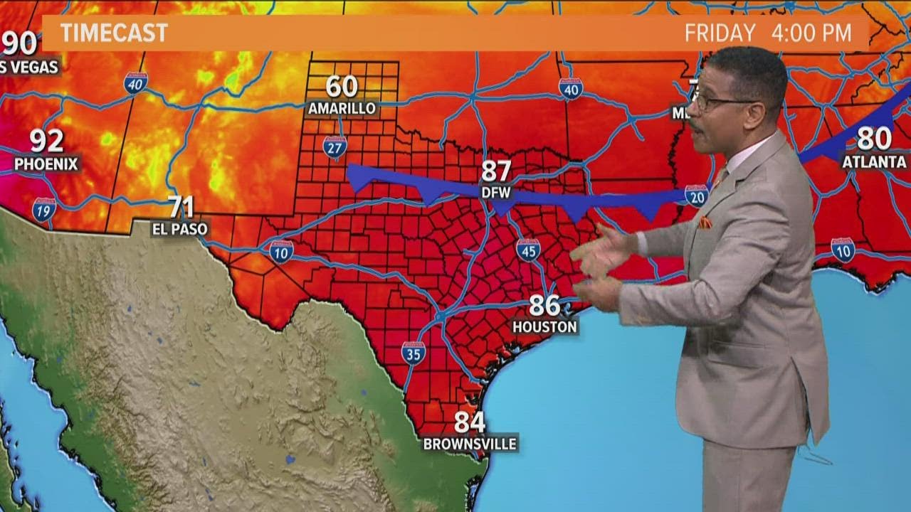 DFW weather: Full weekend forecast - YouTube
