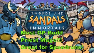 Swords and Sandals Immortals Lets Play Priest Mage Build OP Levels 1 - 23 with 5 Grand Champs Down! screenshot 3