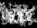 Ricky Martin - Fuego de noche, nieve de día (Letras)