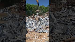 The electromagnet in action! #Scrap-Life #recycle #recycling #business #entrepreneur #metal #steel