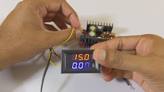 DC Volt Amp meter wiring with Dc-Dc Boost Converter 12-35V/6A | Let's See Inside