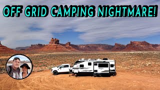 Mother Nature Calls the Shots -  Valley of the Gods Boondocking Chaos