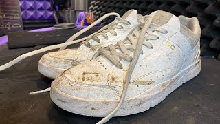 MUDDY ON CLOUD SNEAKERS | ASMR SNEAKER CLEANING