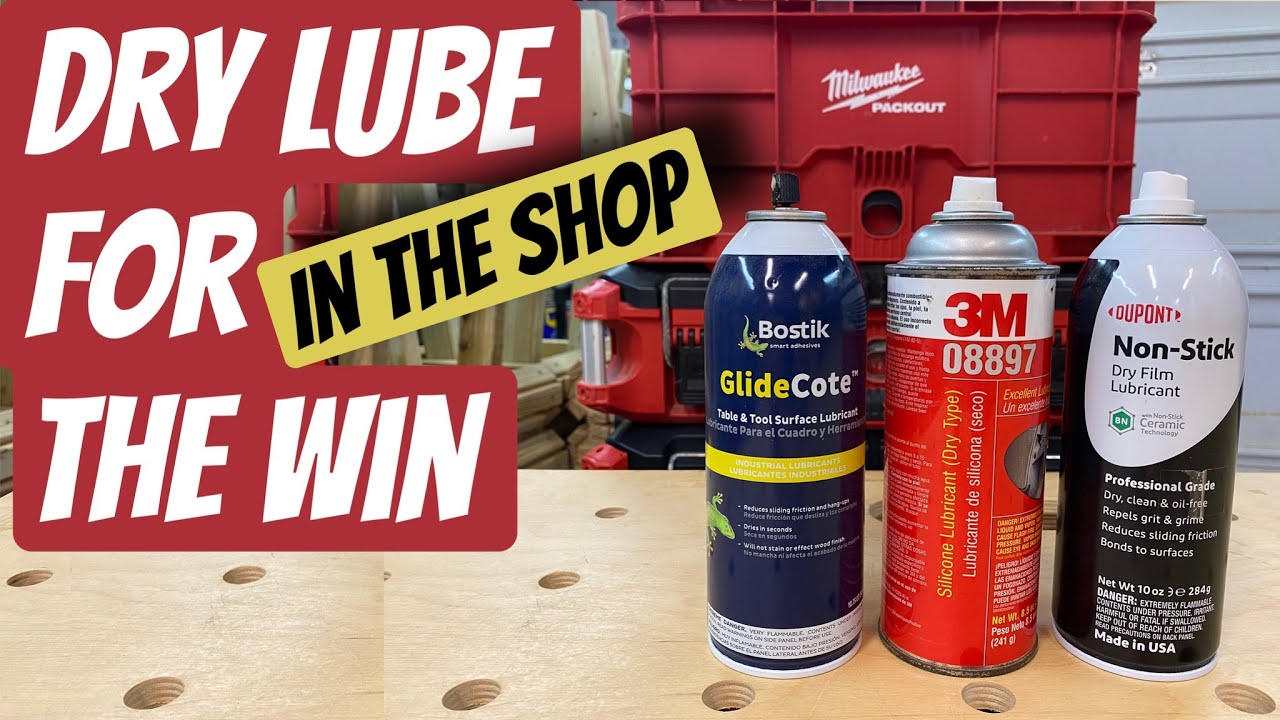 Dry Lubrication (in the shop) For The Win Dry Lubrication (in the shop) For The Win
