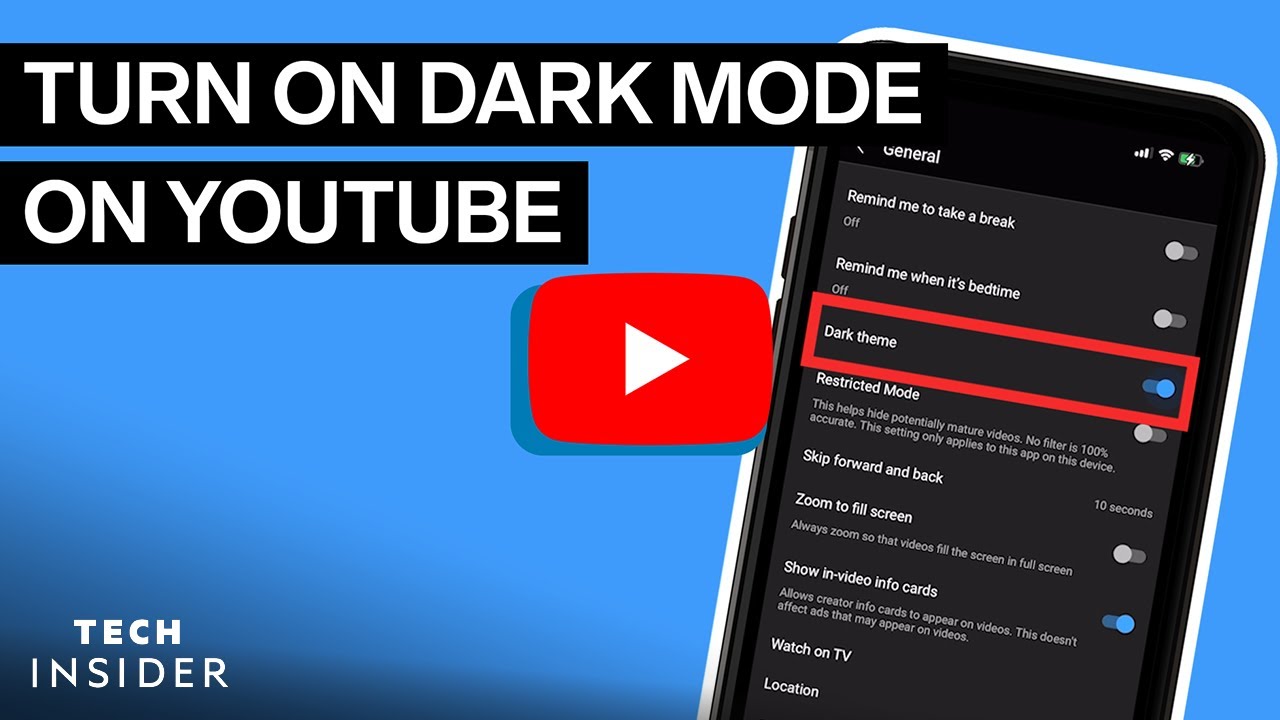 How To Turn On Dark Mode On YouTube